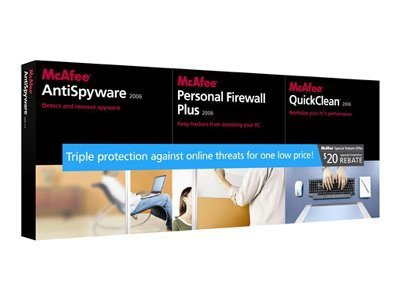 McAfee AntiSpyware 2006 (v. 2.0) - box pack - 1 user - with Personal Firewa