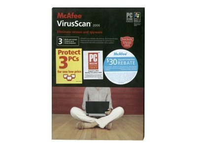 McAfee VirusScan 2006 (v. 10.0) - box pack - 3 users