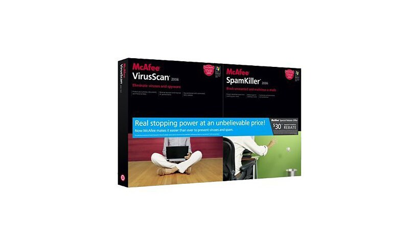 McAfee VirusScan 2006 (v. 10) - box pack - 1 user - with McAfee SpamKiller