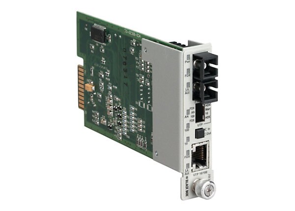 Black Box - fiber media converter - 10Mb LAN, 100Mb LAN