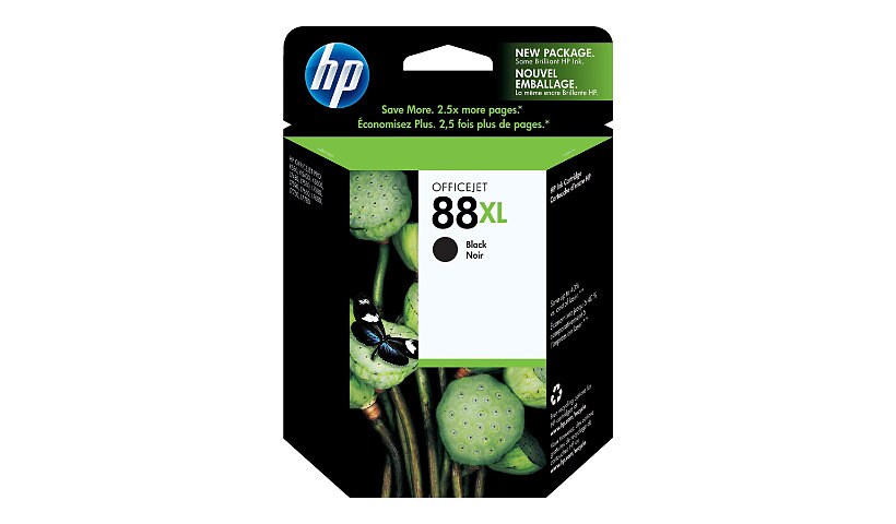 HP 88XL - à rendement élevé - noir - original - Officejet - cartouche d'encre