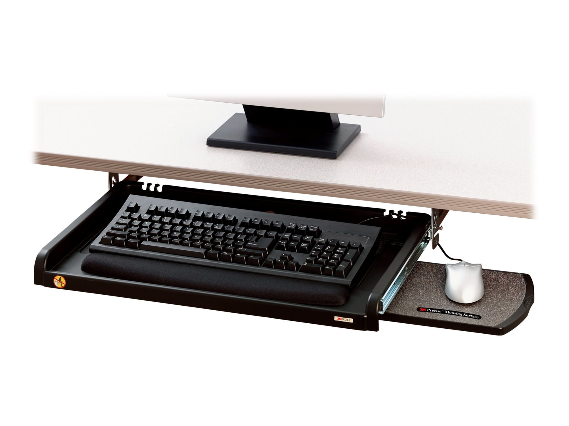 3m Underdesk Keyboard Drawer Kd45 Furniture Cdw Com