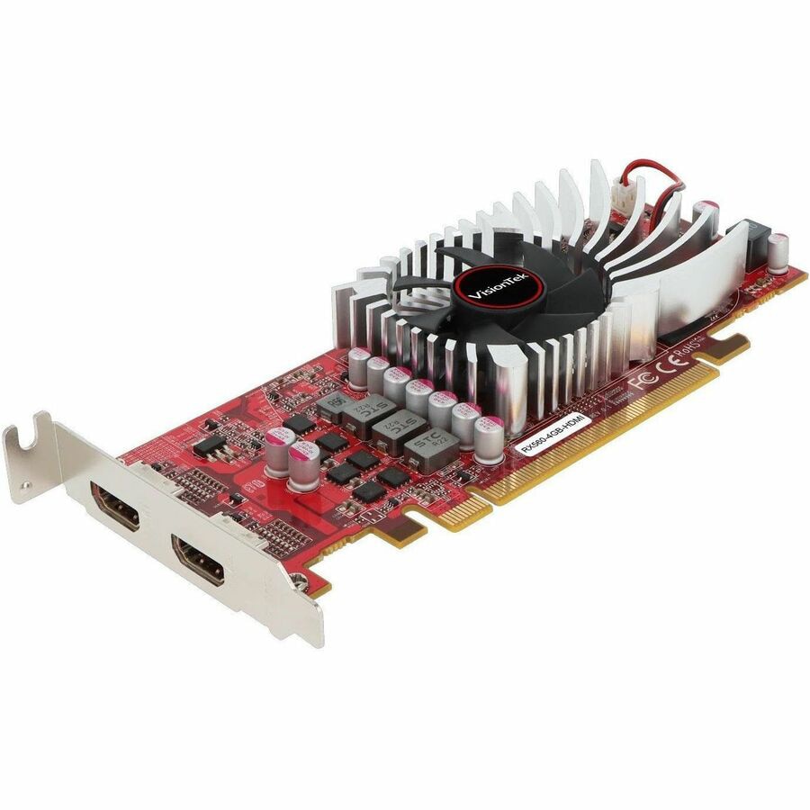 VisionTek AMD Radeon RX 560 Graphic Card - 4 GB GDDR5 - Low-profile