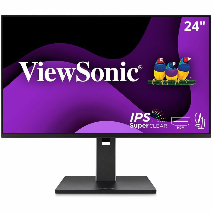 ViewSonic VG2451 24 Inch IPS 1080p Ergonomic Monitor with Full Adjustabilit