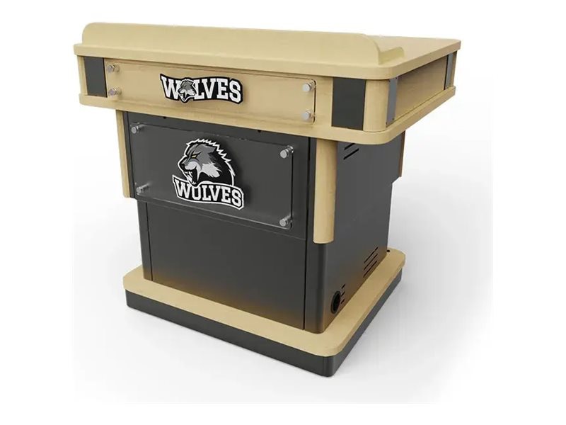 Spectrum Honors - lectern - rectangular - graphite talc