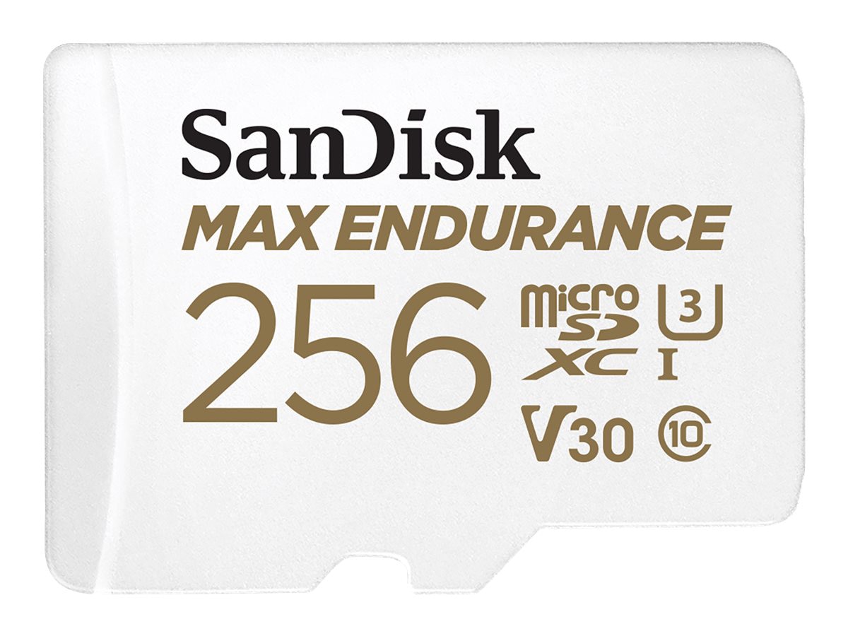 SanDisk Max Endurance - flash memory card - 256 GB - microSDXC UHS-I