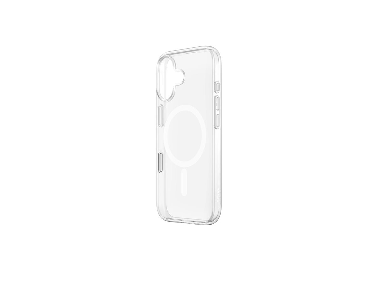 Belkin Clear Series Case for iPhone 17 - Qi2 and MagSafe Compatible - Anti-