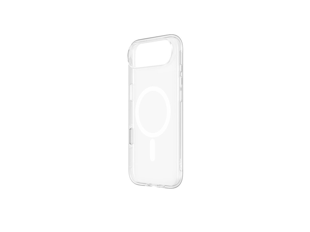 Belkin Clear Series Case for iPhone Air - Qi2 and MagSafe Compatible - Anti