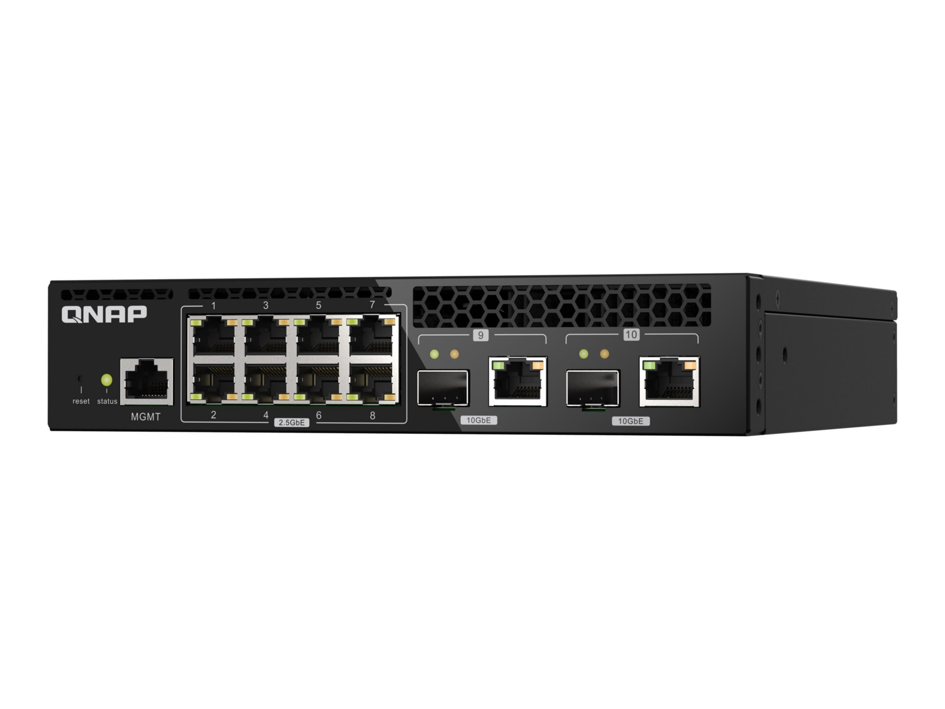 QNAP QSW-M2108R-2C - switch - 10 ports - managed - rack-mountable