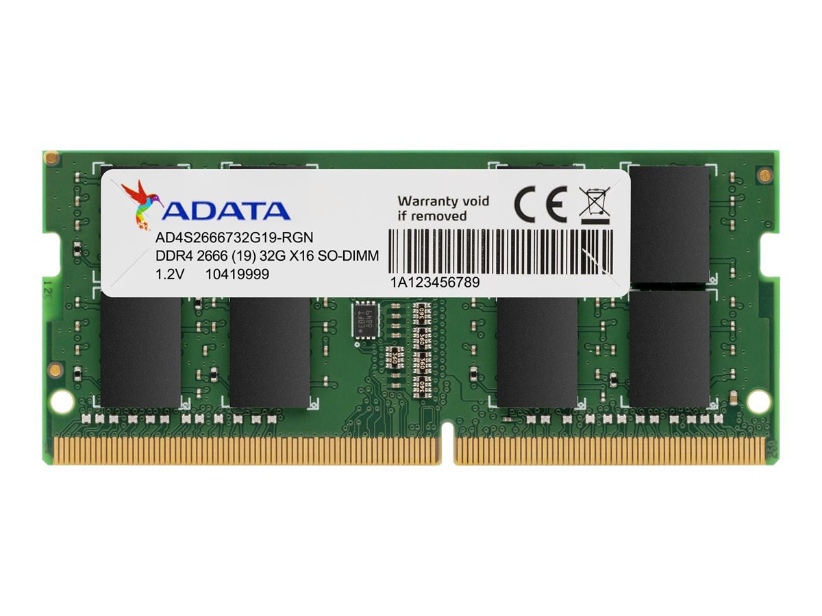 ADATA Premier Series - DDR4 - module - 32 GB - SO-DIMM 260-pin / PC4-25600