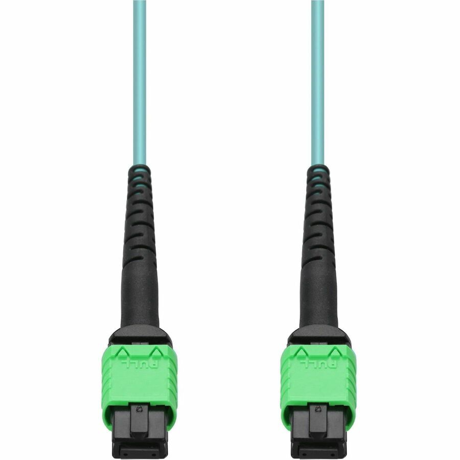 Proline 7m MPOAPC to MPOAPC Aqua OM4 OFNR (Riser-Rated) 12-Strand Fiber Pat