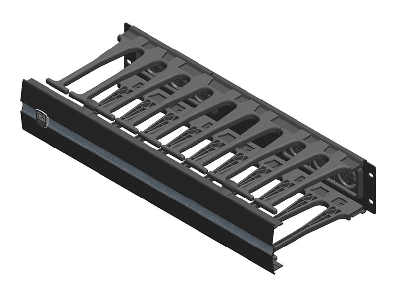 CPI Evolution cable management rack (horizontal) - 2U - with grommets, sing