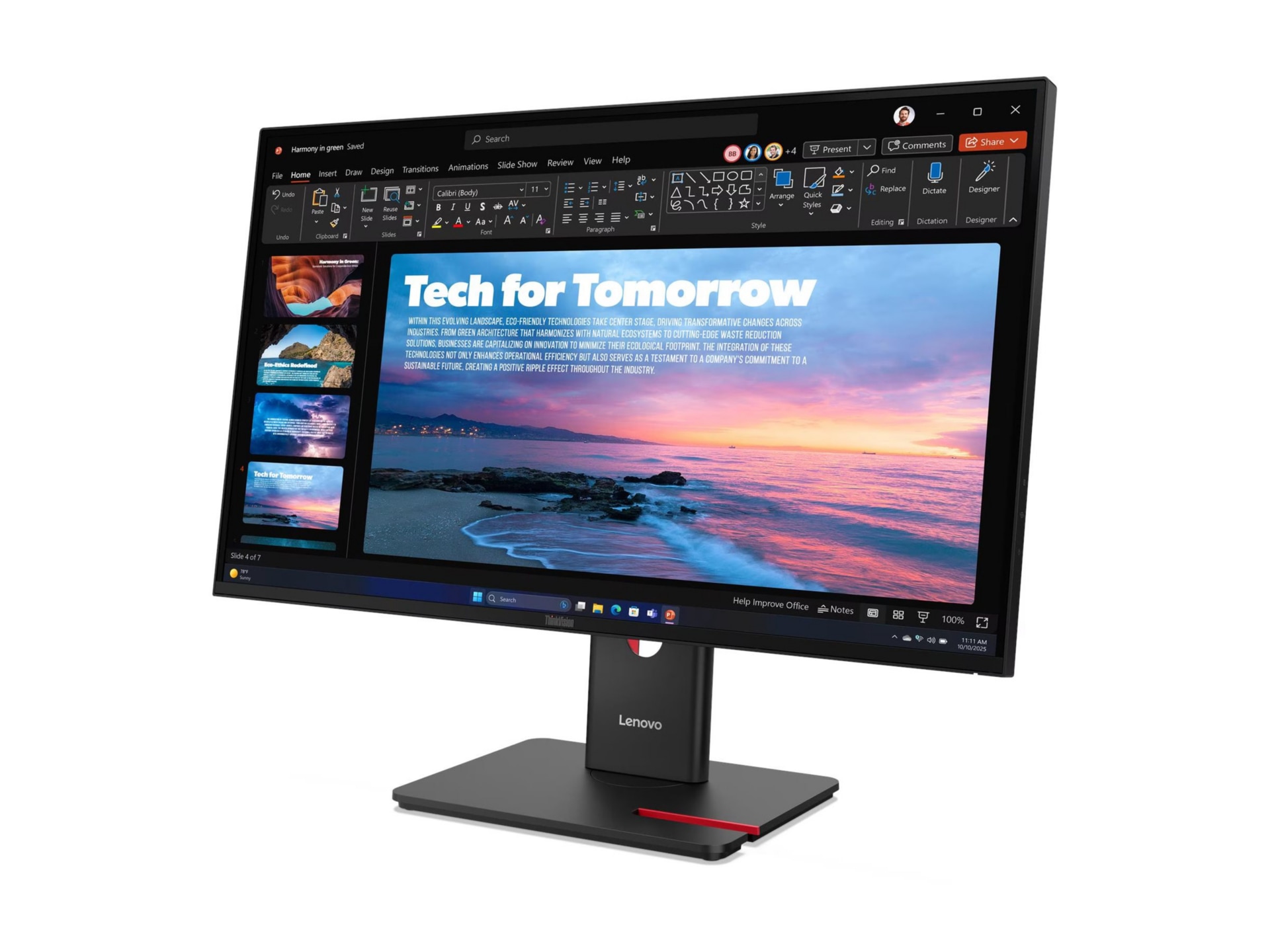 Lenovo ThinkVision T27qd-40 - LED monitor - QHD - 27"