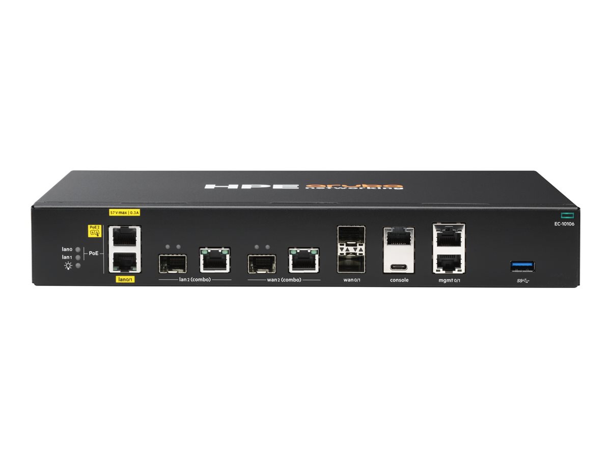 HPE Aruba Networking EdgeConnect 10106 SD-WAN Gateway - SD-WAN gateway - su