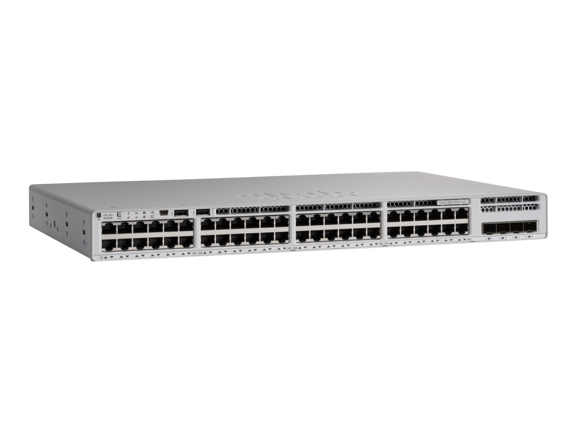 Cisco Meraki Catalyst 9200L-48P-4G - switch - 48 ports - managed - rack-mou
