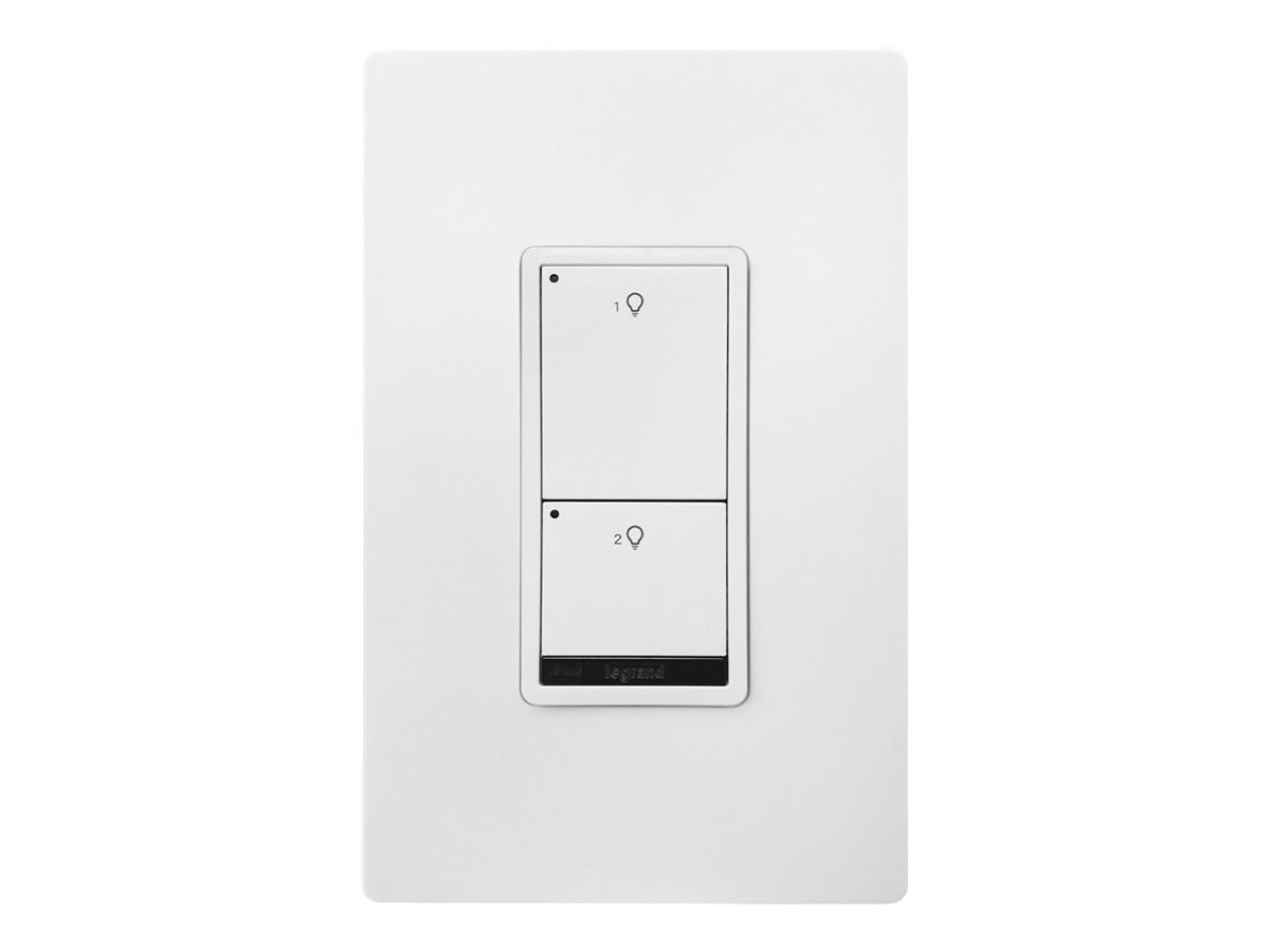 Wattstopper LMSW-200 Series - push-button switch - standard, wired - 1 gang