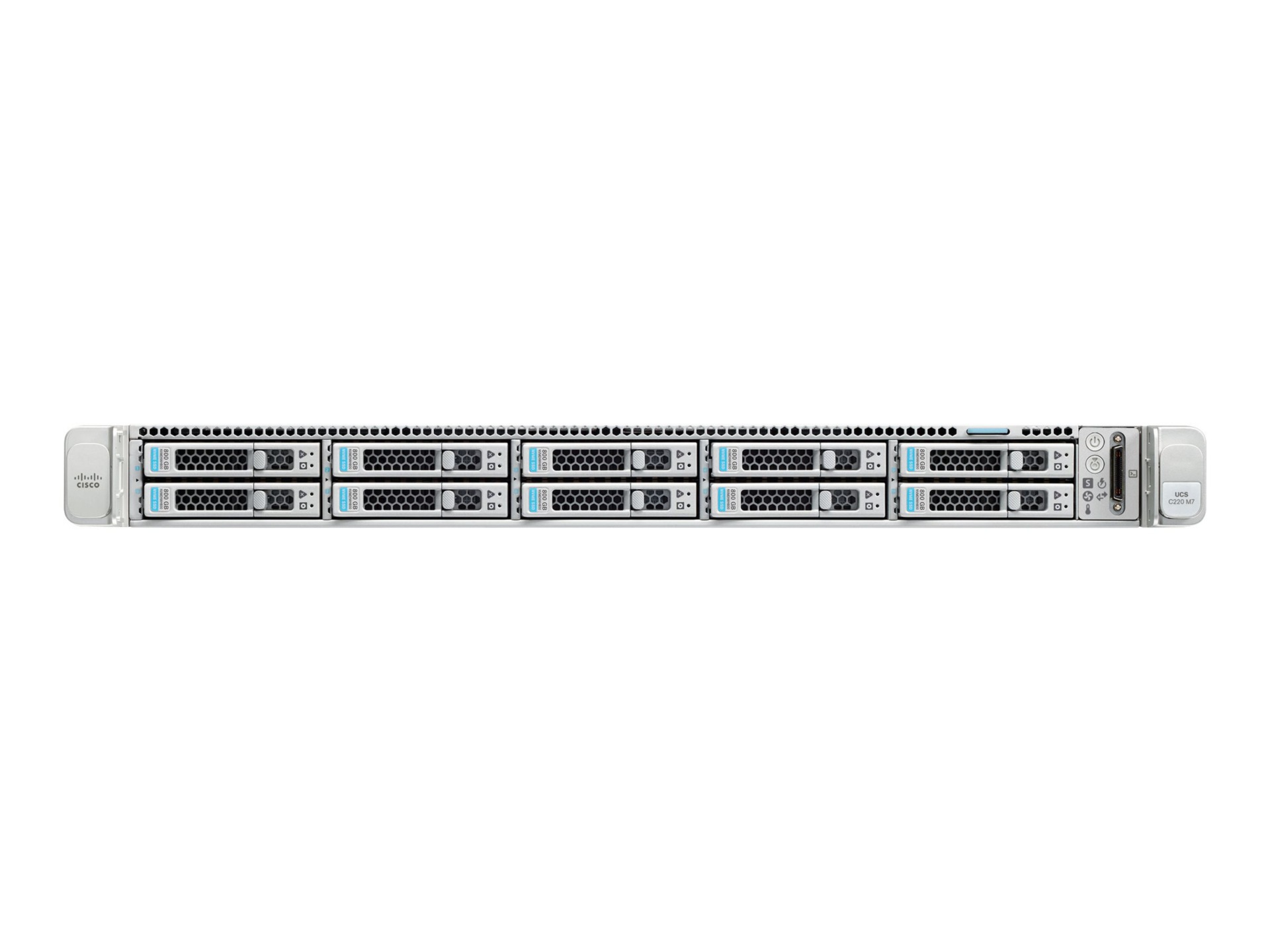 Cisco UCS C220 M7 SFF Rack Server - rack-mountable no CPU - 0 GB - no HDD