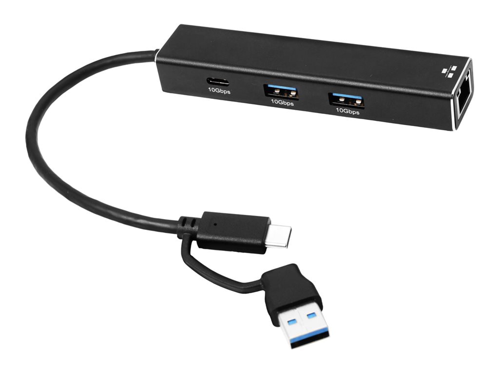4XEM - hub - 3 ports - TAA Compliant