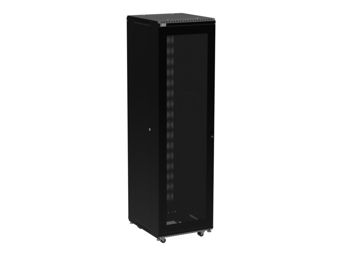 Kendall Howard LINIER 3107 series - rack - vented/vented doors, 24" depth -