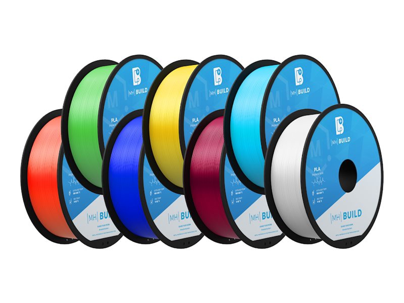 MatterHackers MH Build Series RGB Pack - RGB red, RGB blue, RGB green, yell