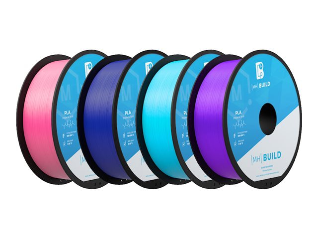 MatterHackers MH Build Series Fun Pack - pink, blue, light blue, purple - P