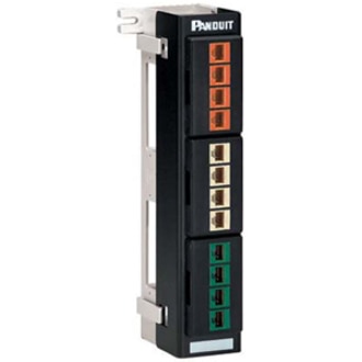 Panduit NetKey 12-Port Modular Faceplate Patch Panel