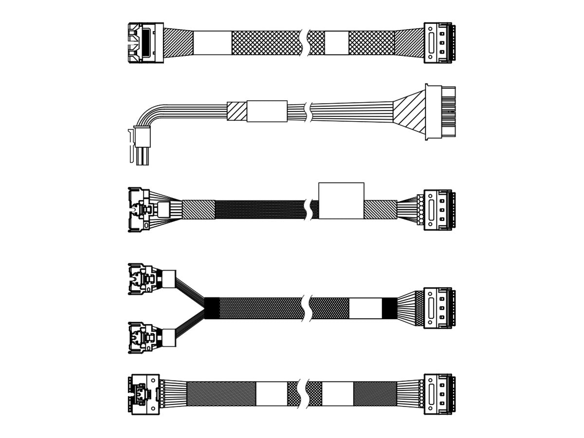 V3 2.5 Front BP2 SAS/SATA Cable Kit