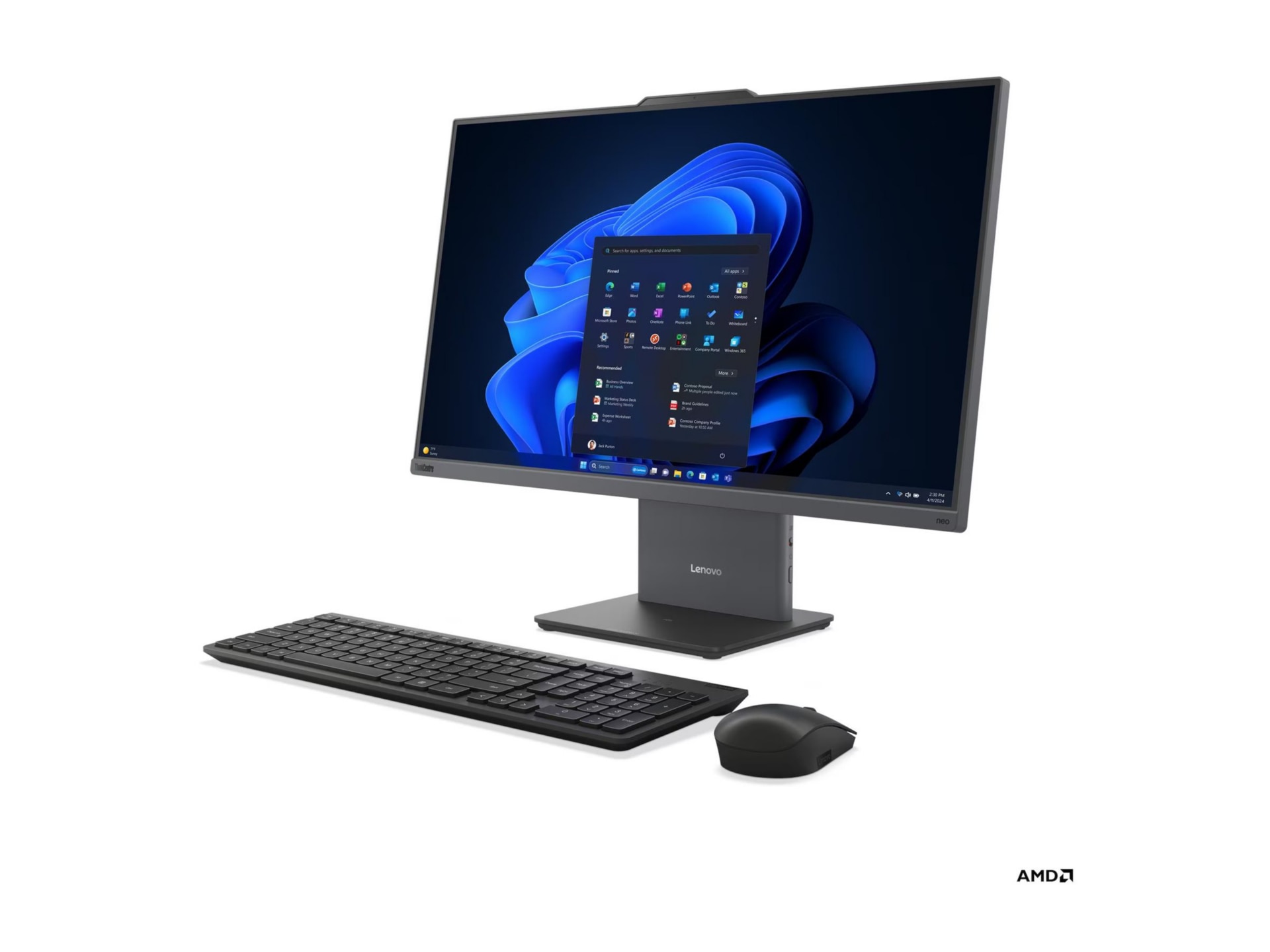 Lenovo ThinkCentre neo 55a 24 Gen 6 All-in-One - Thumbnail 4
