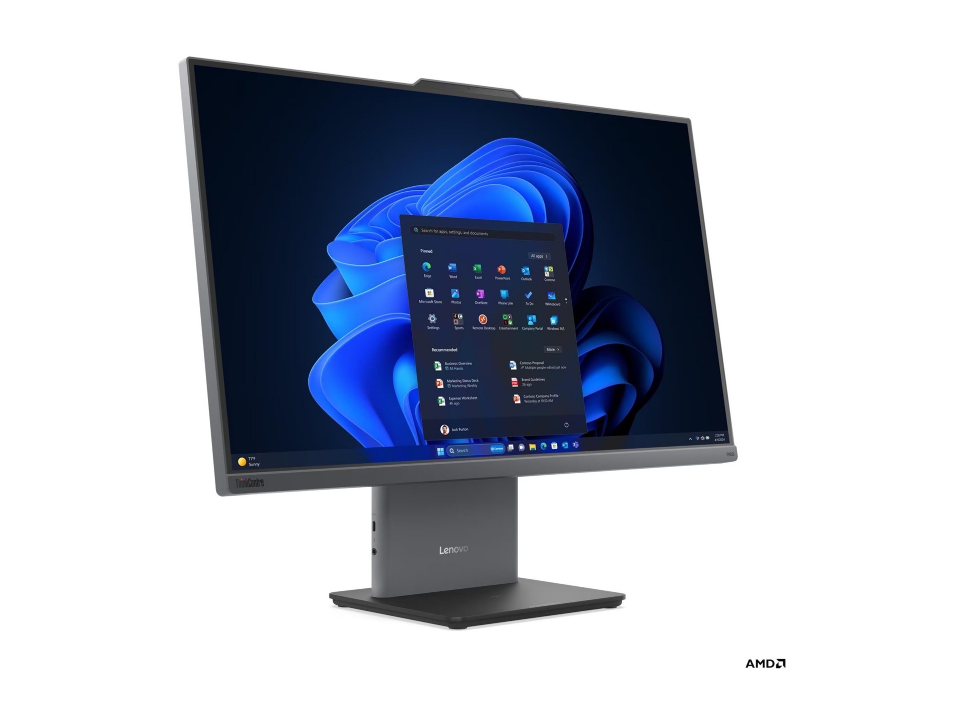 Lenovo ThinkCentre neo 55a 24 Gen 6 All-in-One - Thumbnail 2