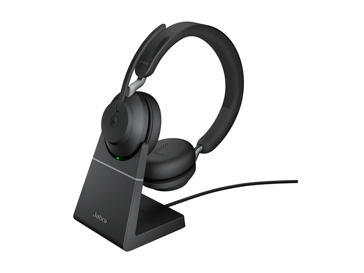 Jabra Evolve2 65 MS Stereo - headset - USB-A via Bluetooth adapter - Micros