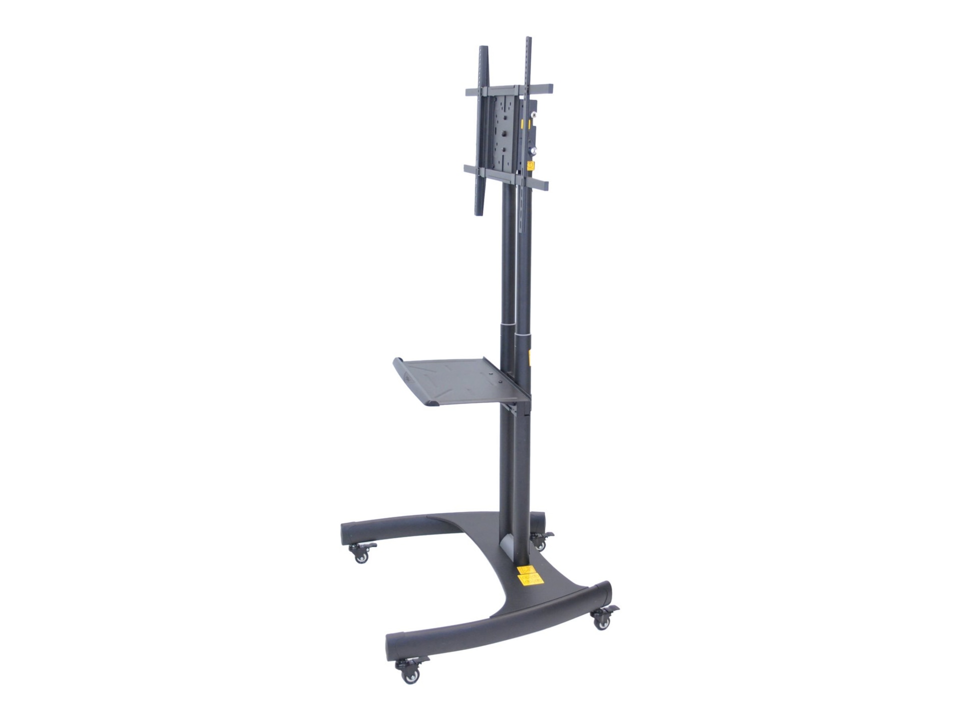 Luxor cart - for flat panel / LCD display - height-adjustable - black