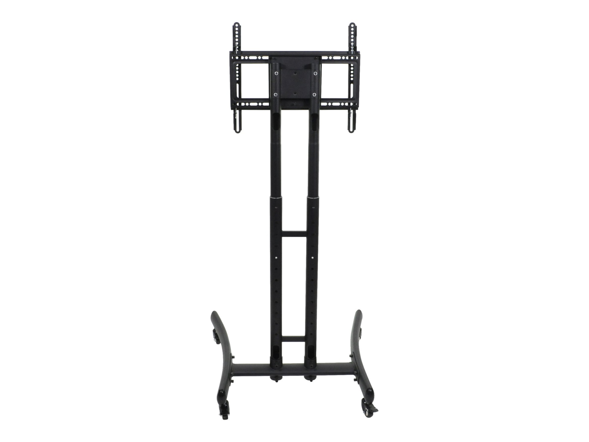 Luxor cart - for flat panel / LCD display - height-adjustable - black
