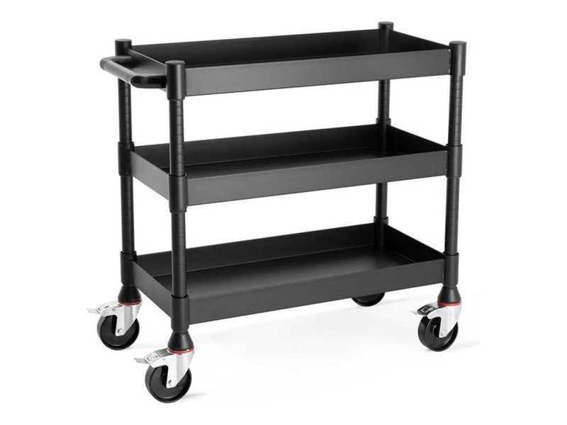 Luxor MightyHaul - utility cart - 3 shelves