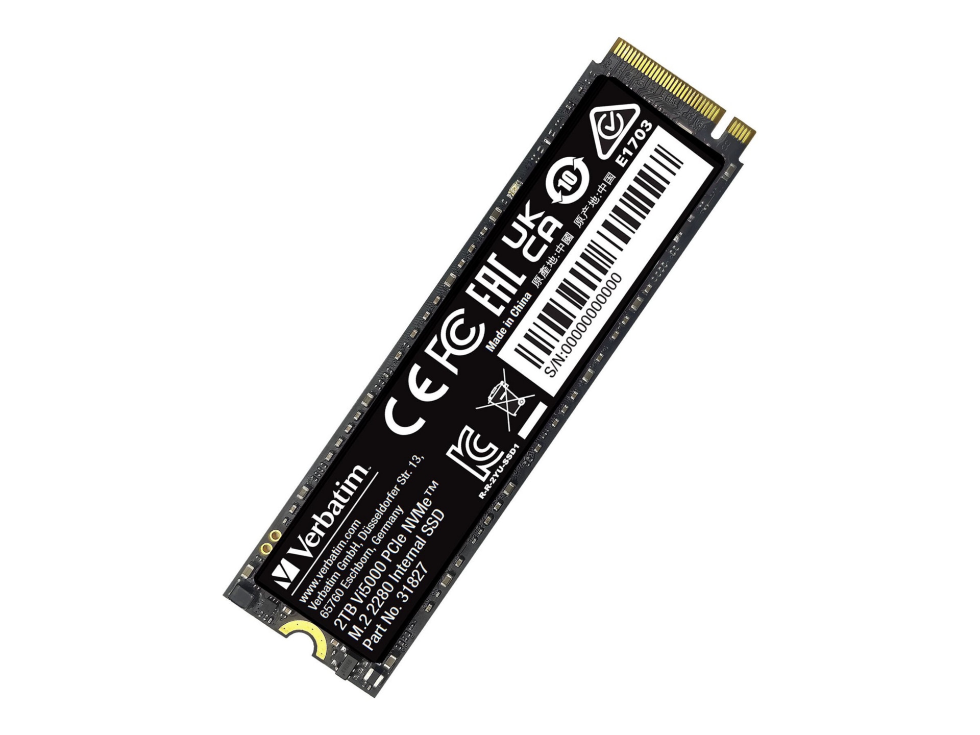 Verbatim Vi5000 - SSD - 2 TB - PCIe 4.0 x4