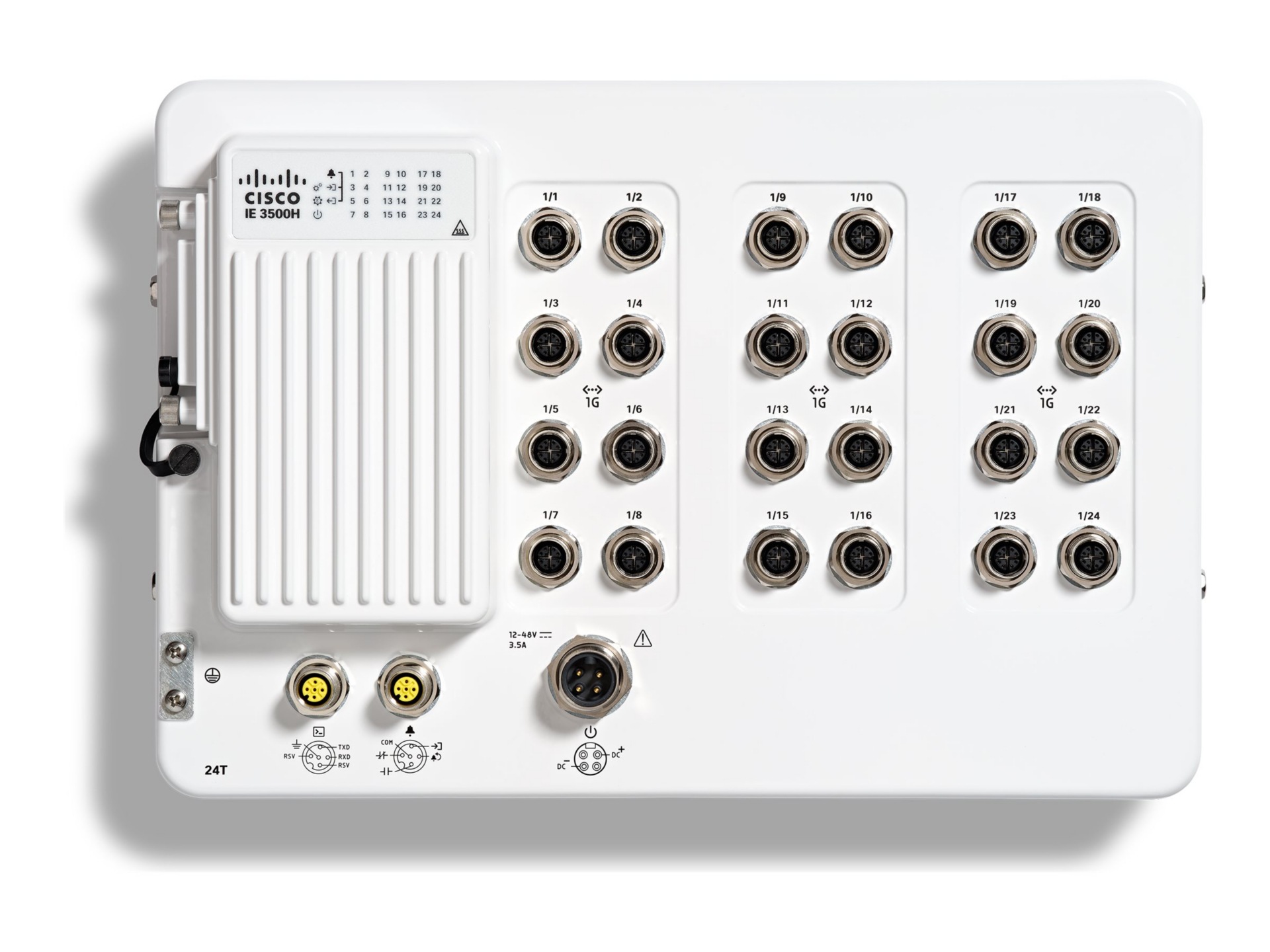 Cisco IE3500 Heavy Duty Series IE-3500H-24T - switch - 24 ports - managed