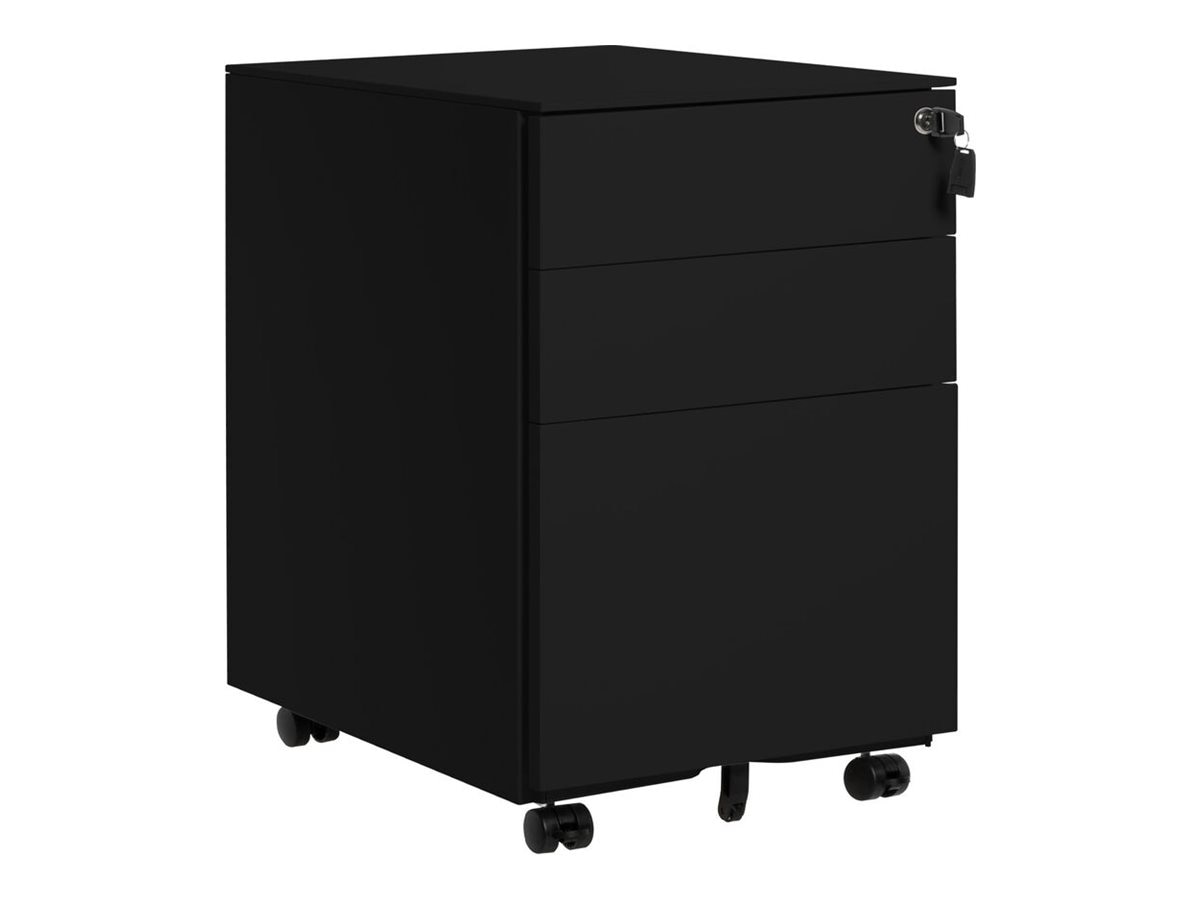 Vari Essential - file cabinet - 3 drawers - black