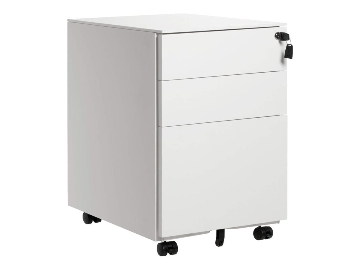 Vari Essential - file cabinet - 3 drawers - white