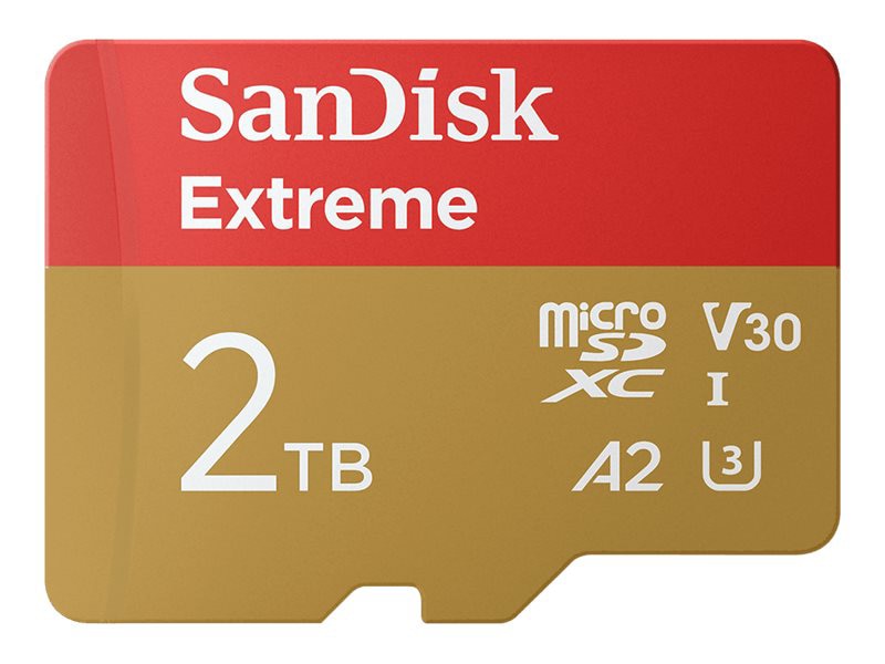 SanDisk Extreme - flash memory card - 2 TB - microSDXC UHS-I