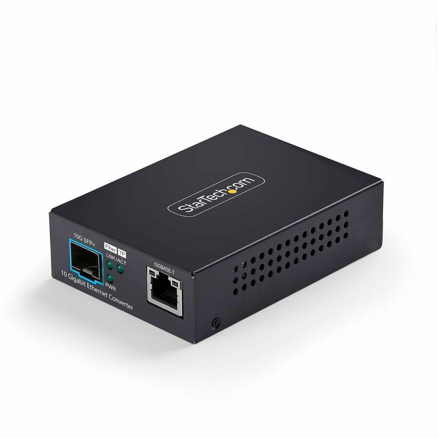 StarTech 10GbE SFP+ Fiber Media Converter, 10 Gigabit Ethernet RJ-45 to 10G