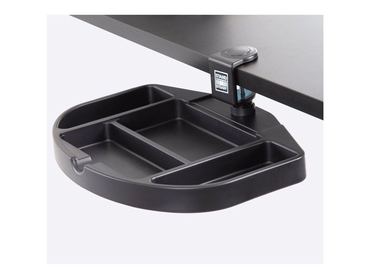 Luxor desk organizer - plastic - black coated