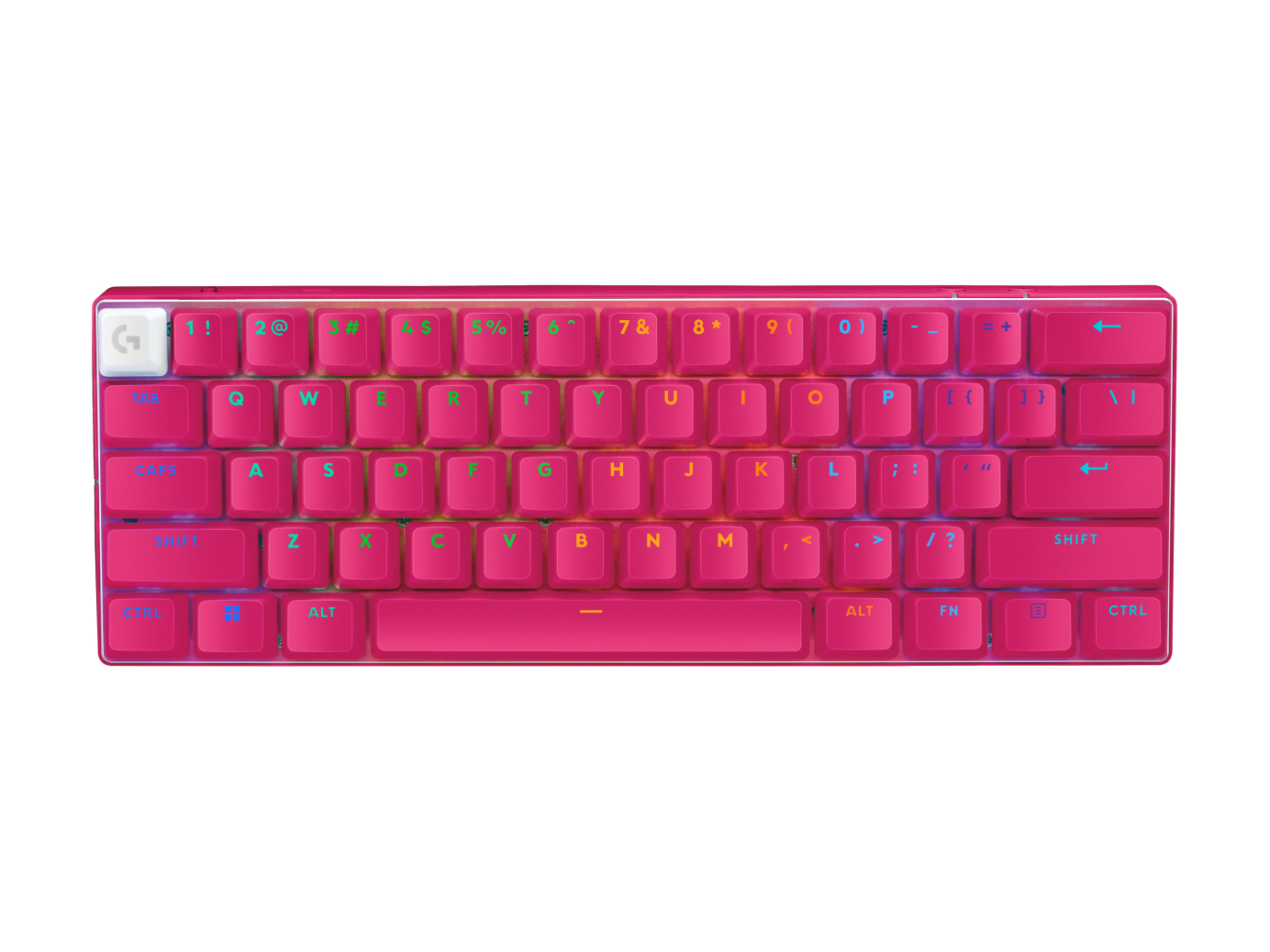 Logitech Pro X 60 Wireless Keyboard - Magenta