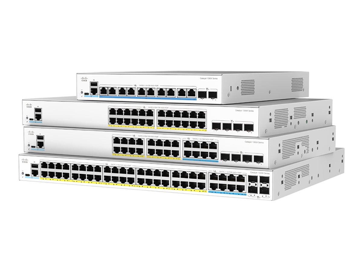 Cisco Catalyst 1300X-48T-4X - switch - 48 ports - managed - rack-mountable