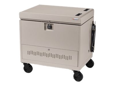 Bretford Cube Toploader TVTL30CADUSB cart - pre-wired - for 30 tablets / no