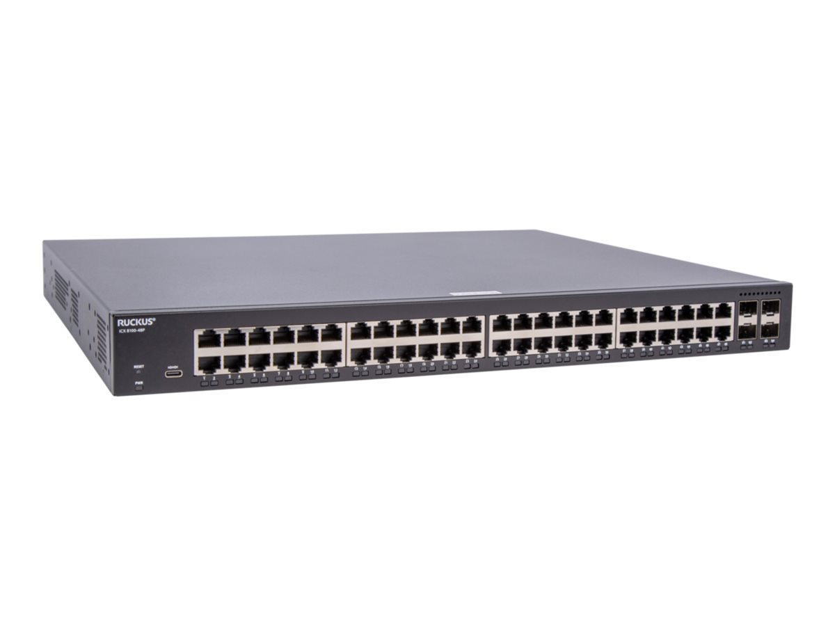 Ruckus ICX 8100-48PF - switch - 48 ports - managed - rack-mountable