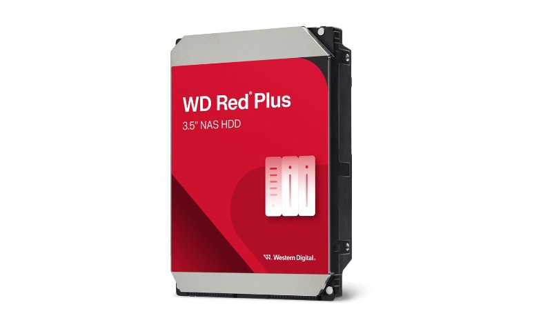 WD Red Plus - hard drive - 4 TB - SATA 6Gb/s - WD40EFZZ - Internal