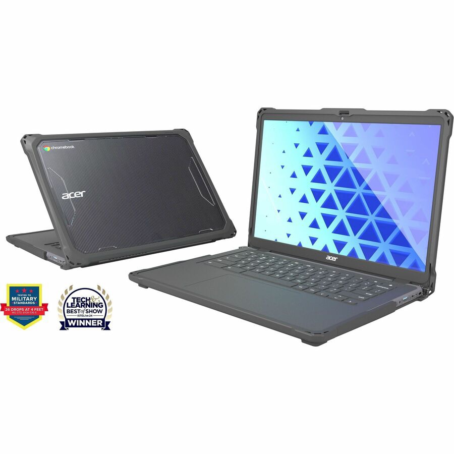 MAXCases Extreme Shell-F3 Chromebook Case for Acer C937/C937T Clamshell Chromebook 14" (Gray)