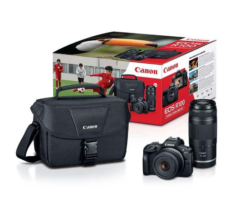 canon EOS 100QD セット Canon EOS R100 - Twin Kit - digital camera RF-S 18-45mm F4.5-6.3