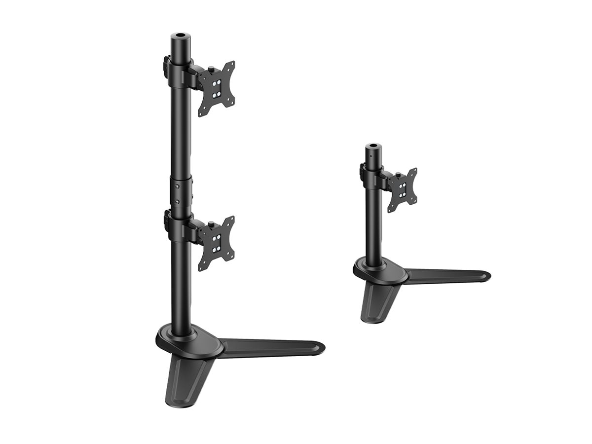 SIIG stand - heavy-duty - for 2 LCD displays / curved LCD display - up to 1