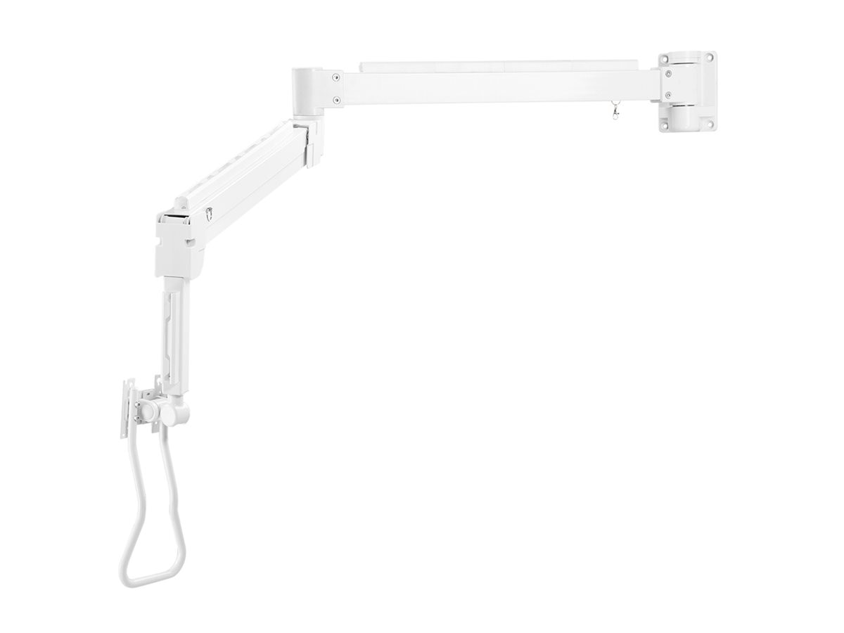 SIIG mounting kit - full-motion - for LCD display/ curved LCD display - up to 8 kg - white