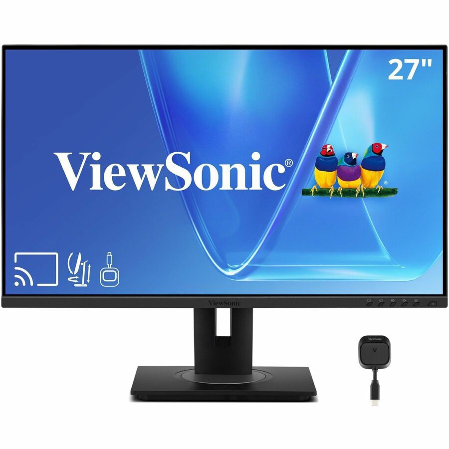 ViewSonic VG2748N 27 Inch 1080p IPS Ergonomic Wireless Casting Monitor with